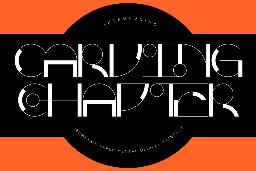 Carving Chapter – Art Deco 展示字体 英文字体免费下载