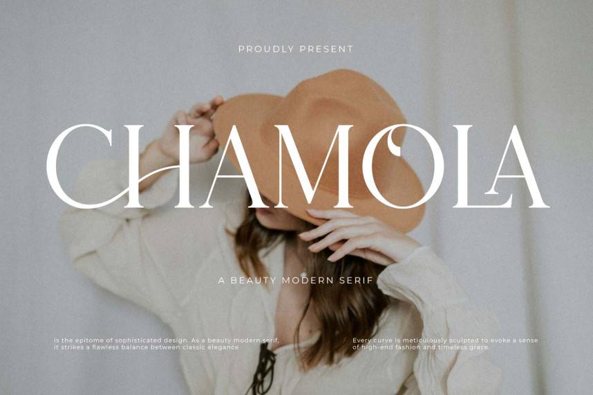 Chamola 展示字体 英文字体免费下载