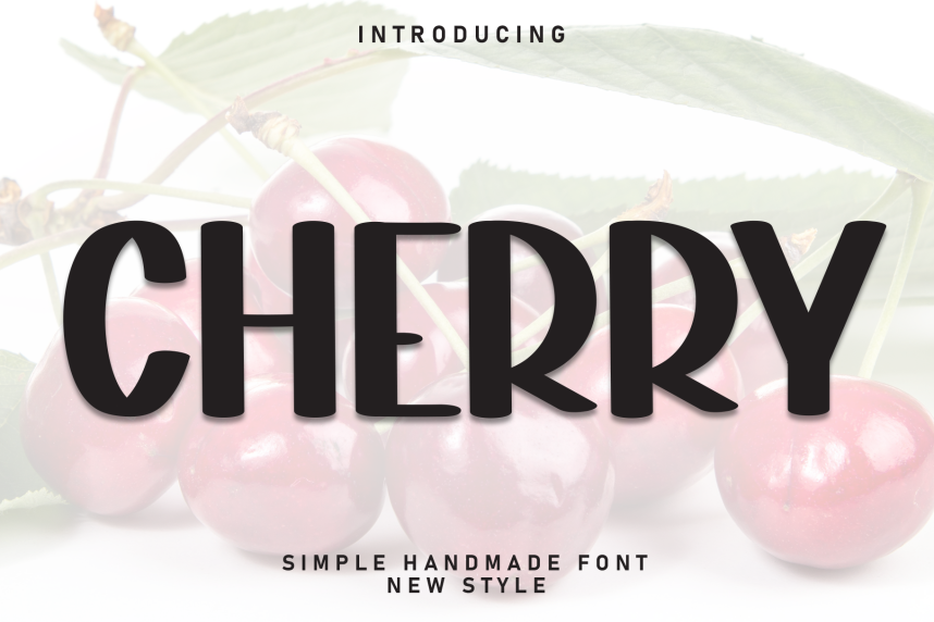 index Cherry Playful 英文手写 英文字体免费下载