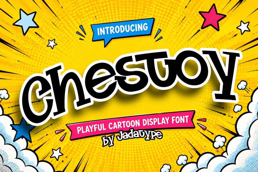 Chestoy – Fun & Friendly Slab Serif 衬线字体 英文字体免费下载
