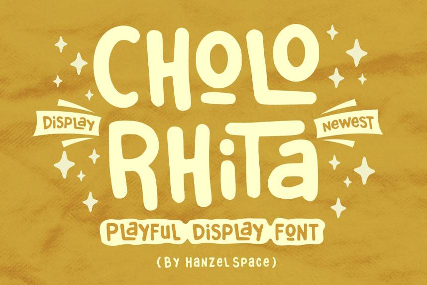 index Cholo Rhita is a Kids Display 英文手写 英文字体免费下载
