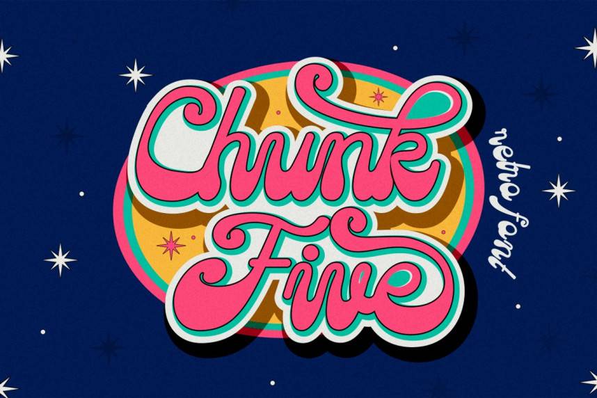 index Chunk Five 花体英文 英文字体免费下载