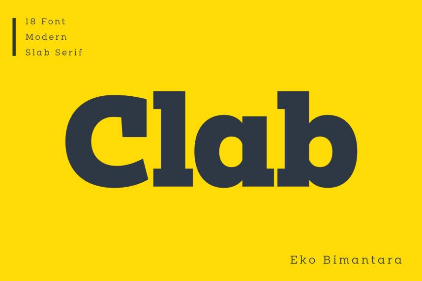 index Clab 衬线字体 英文字体免费下载