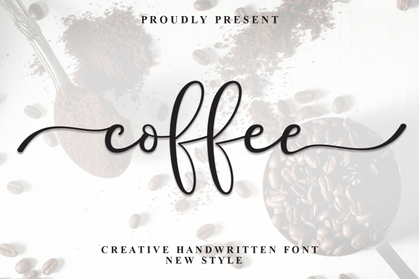 Coffee Calligraphy 英文手写 英文字体免费下载