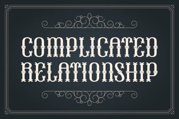 Complicated Relationship 哥特式 英文字体免费下载