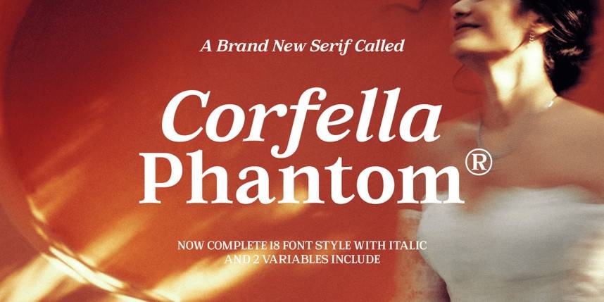 index Corfella Phantom Font Family 衬线字体 英文字体免费下载