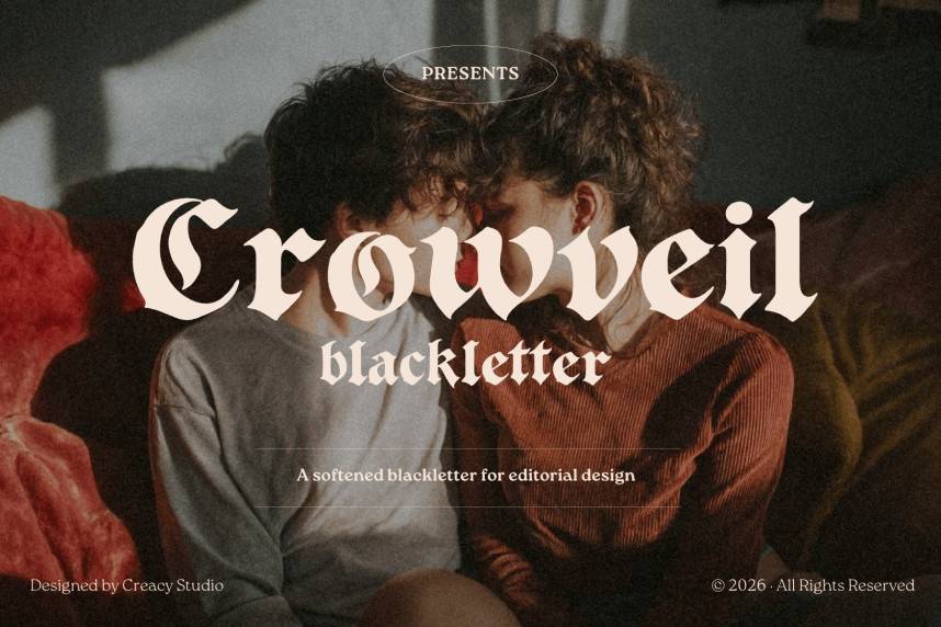 index Crowveil – Gothic Blackletter 哥特式 英文字体免费下载