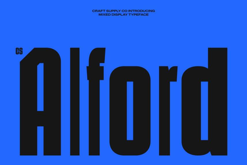 CS Alford Mix 现代无衬线 英文字体免费下载