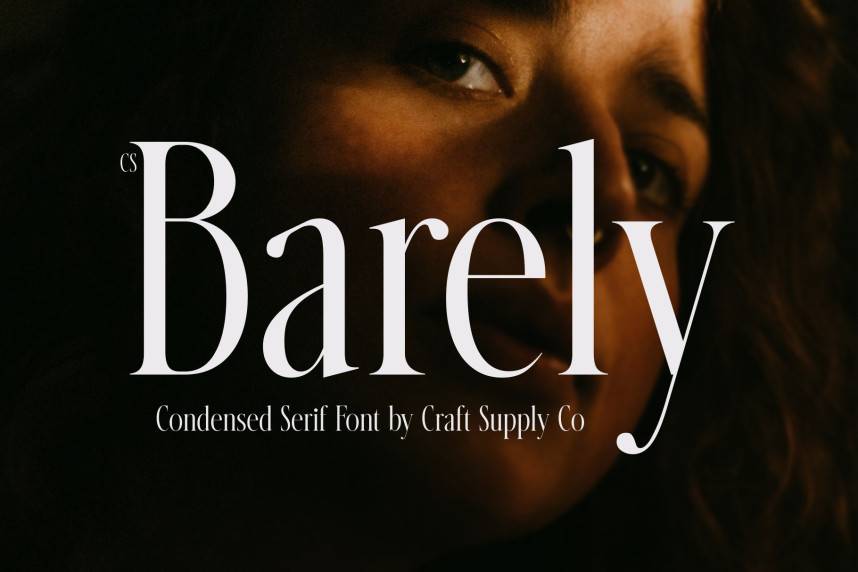 CS Barely 衬线字体 英文字体免费下载