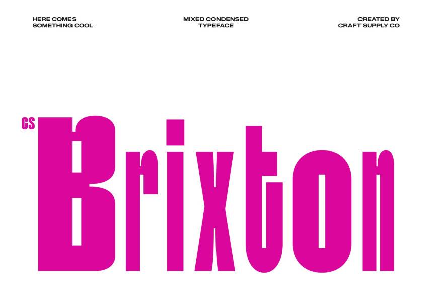 index CS Brixton Mix 现代无衬线 英文字体免费下载