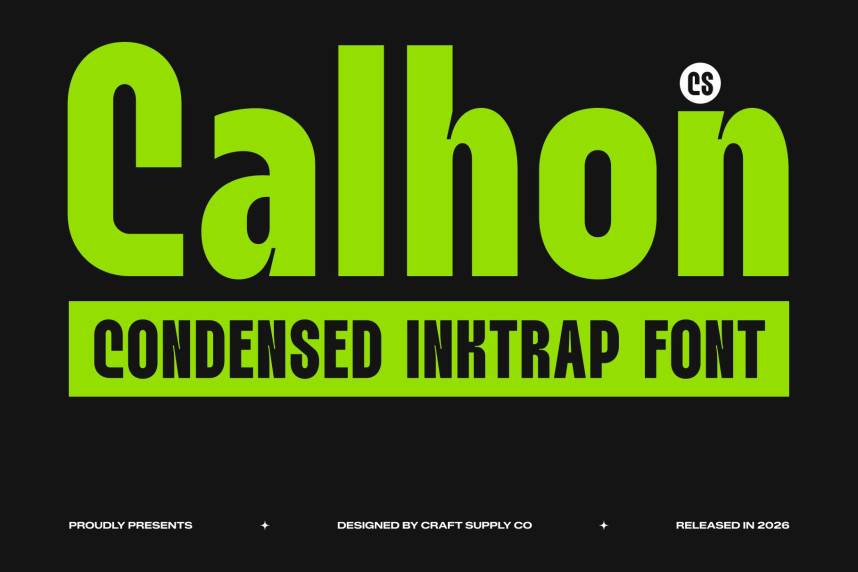 index CS Calhon 现代无衬线 英文字体免费下载