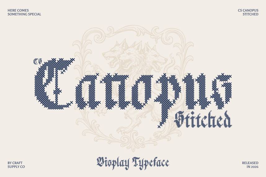 index CS Canopus Stitched 哥特式 英文字体免费下载