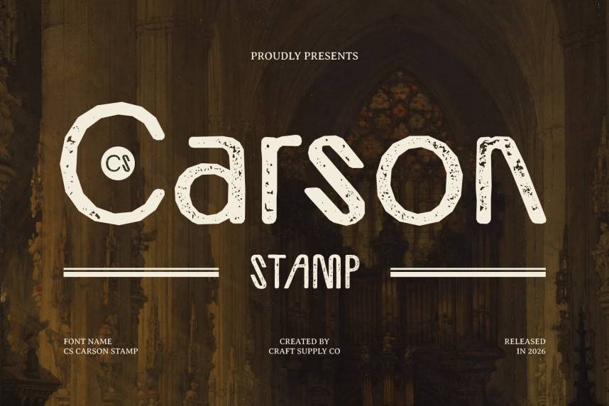index CS Carson Stamp 现代无衬线 英文字体免费下载