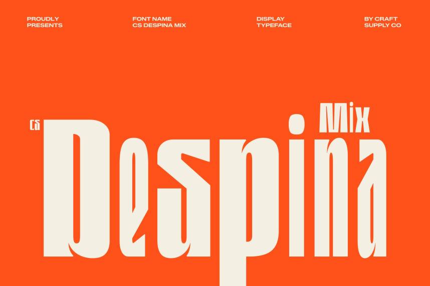 CS Despina Mix 现代无衬线 英文字体免费下载