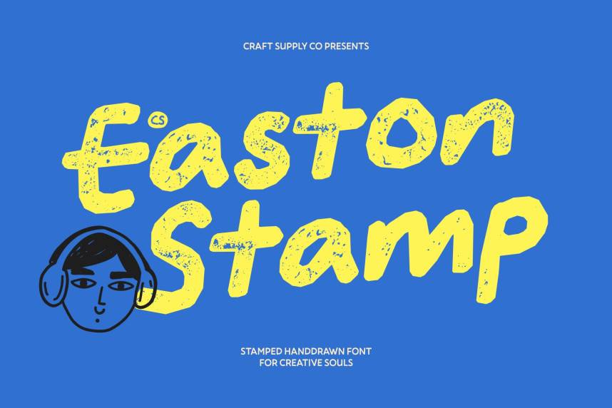 index CS Easton Stamp 英文手写 英文字体免费下载