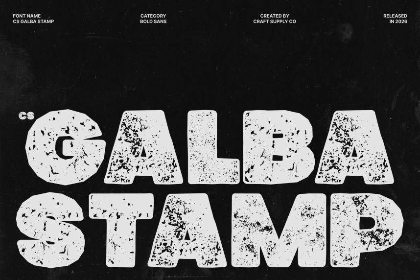index CS Galba Stamp 现代无衬线 英文字体免费下载