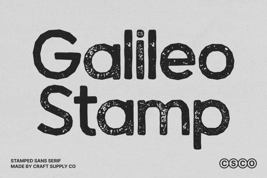 index CS Galileo Stamp 现代无衬线 英文字体免费下载