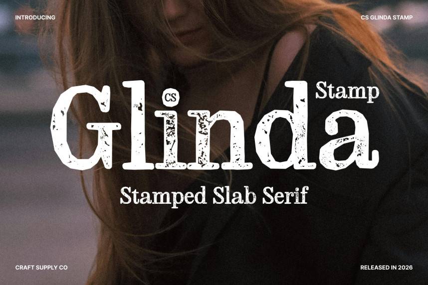 CS Glinda Stamp 字体效果展示 CS Glinda Stamp 衬线字体预览图