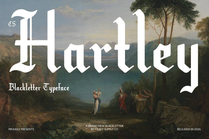 CS Hartley 哥特式 英文字体免费下载