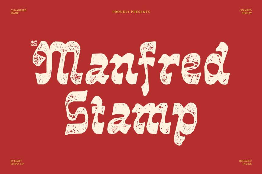 index CS Manfred Stamp 哥特式 英文字体免费下载