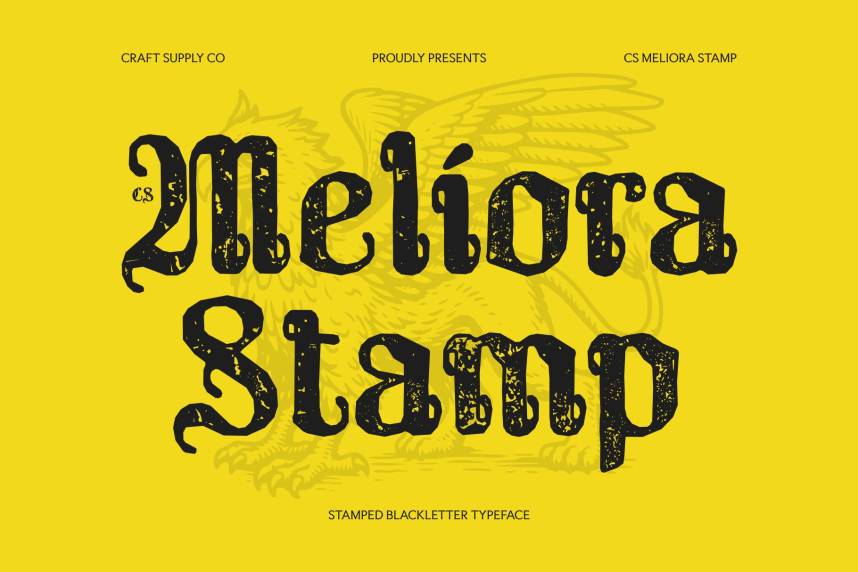index CS Meliora Stamp 哥特式 英文字体免费下载