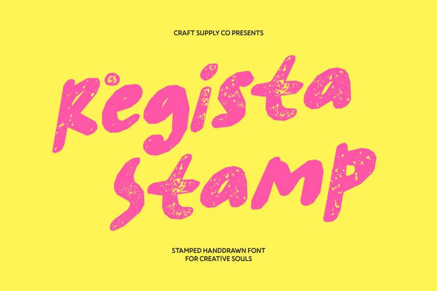 index CS Regista Stamp 英文手写 英文字体免费下载