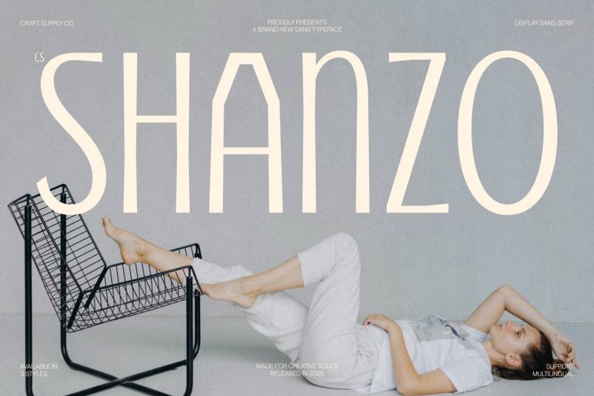index CS Shanzo 现代无衬线 英文字体免费下载