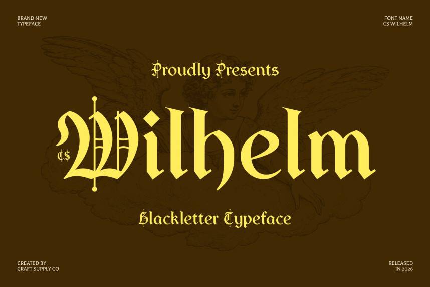 index CS Wilhelm 哥特式 英文字体免费下载