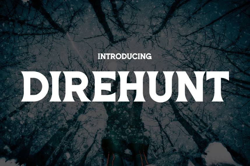 index DIREHUNT 哥特式 英文字体免费下载