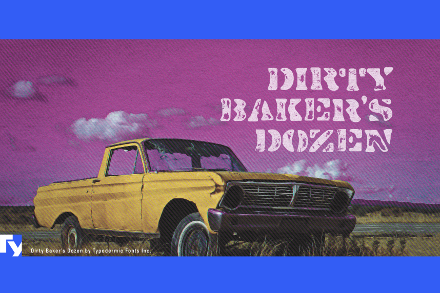 index Dirty Baker’s Dozen 哥特式 英文字体免费下载