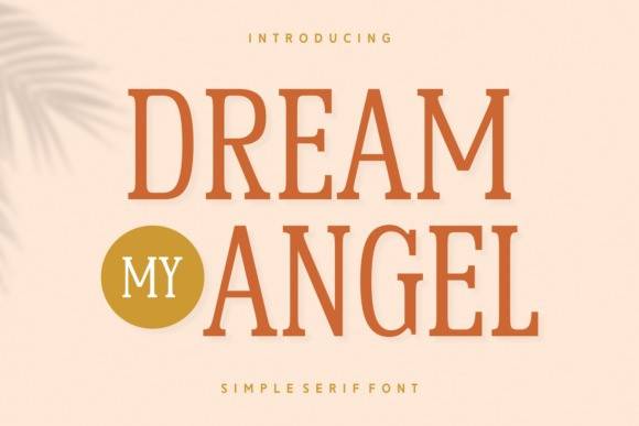 Dream My Angel 衬线字体 英文字体免费下载