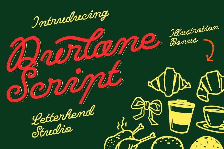 Durlane – Casual Monoline Script 花体英文 英文字体免费下载