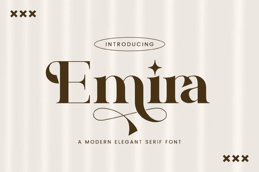 index Emira 衬线字体 英文字体免费下载