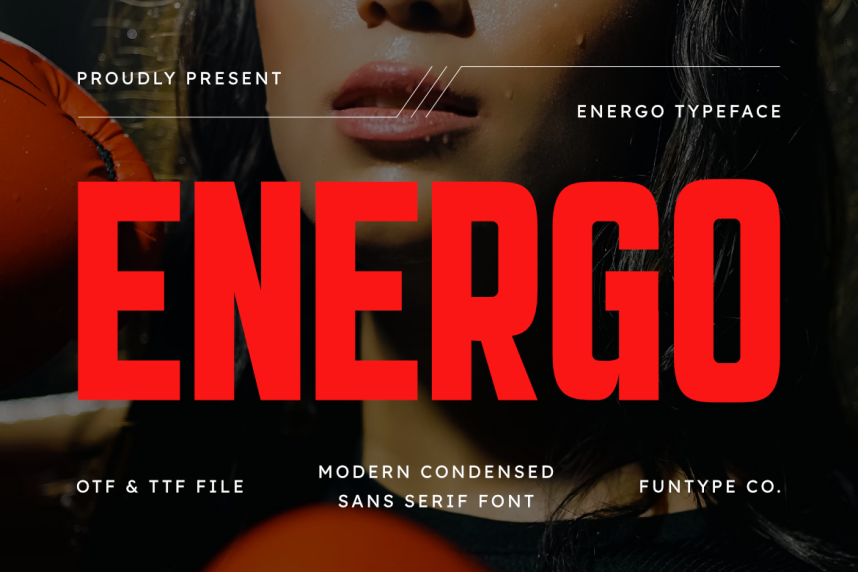 index Energo 现代无衬线 英文字体免费下载