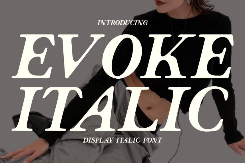 index Evoke Italic 衬线字体 英文字体免费下载