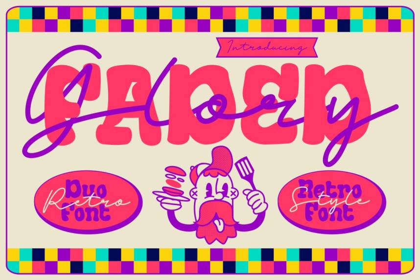 Faded Glory Font Duo 英文手写 英文字体免费下载