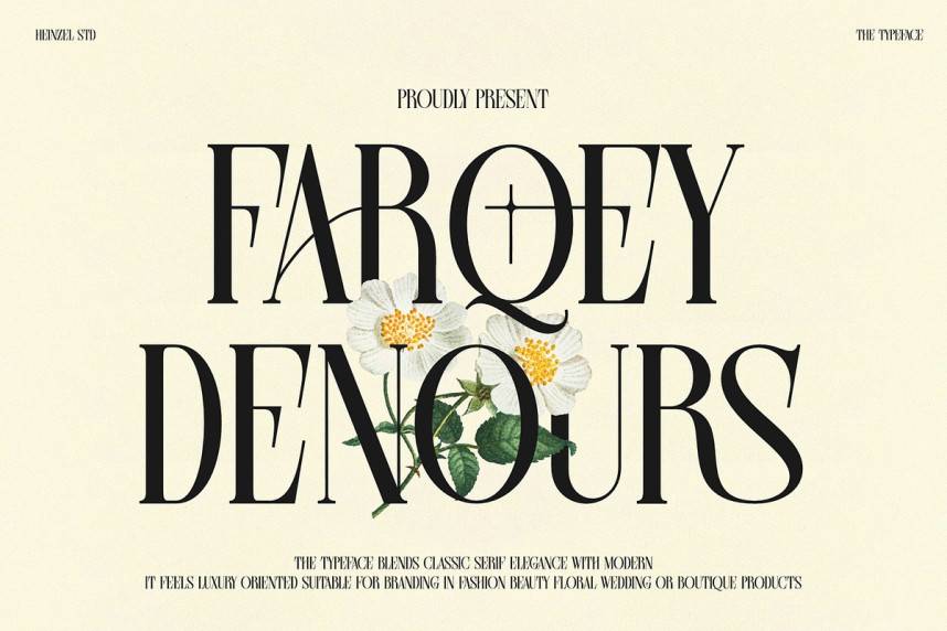 index Farqey Denours 衬线字体 英文字体免费下载