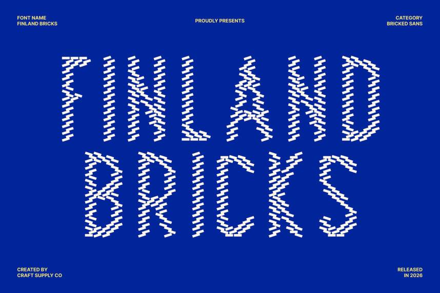 index Finland Bricks 现代无衬线 英文字体免费下载