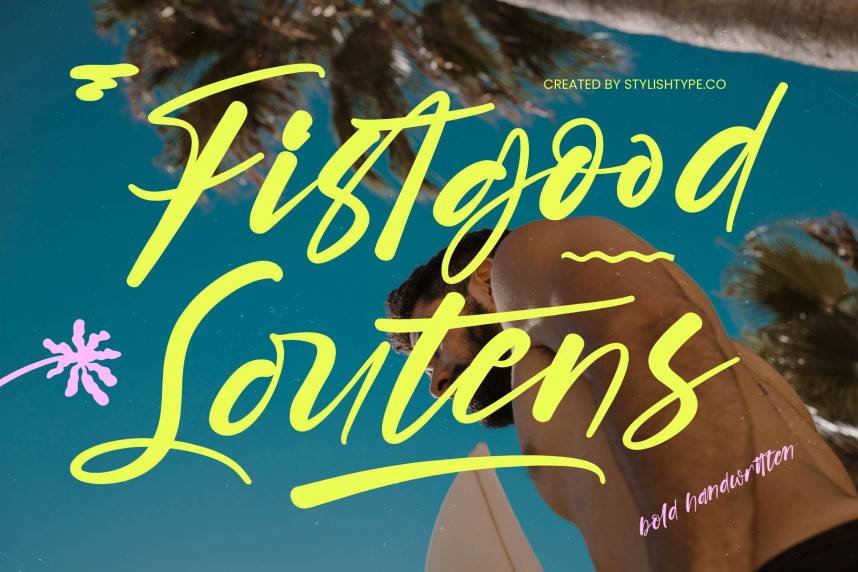 index Fistgood Loutens – Bold Handwritten 花体英文 英文字体免费下载
