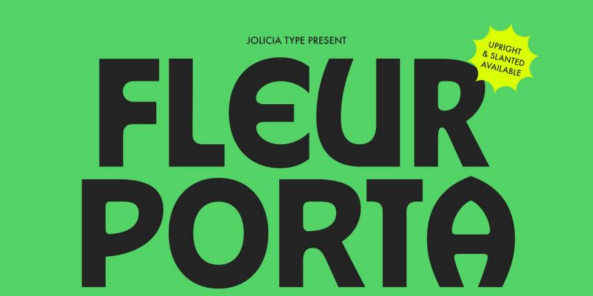 Fleur Porta 现代无衬线 英文字体免费下载
