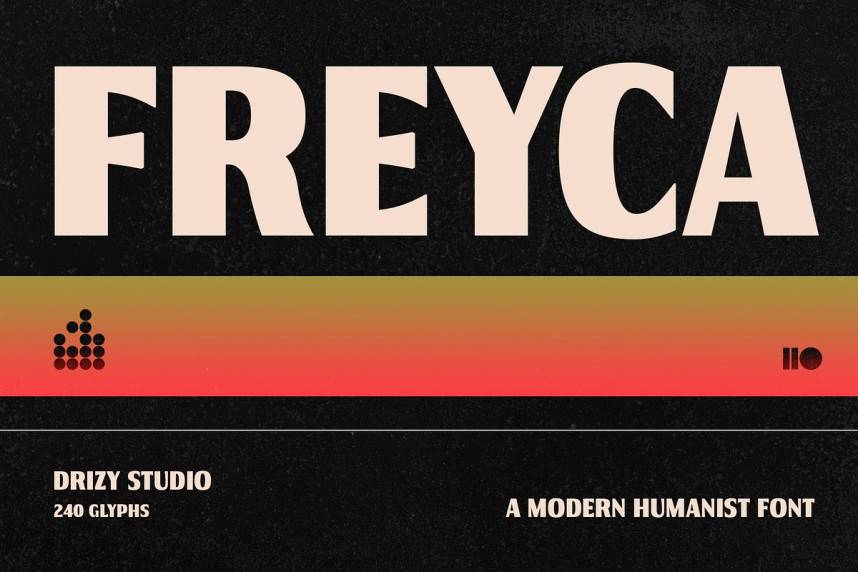 Freyca 现代无衬线 英文字体免费下载