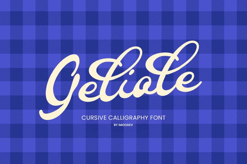 Galiole Script 花体英文 英文字体免费下载