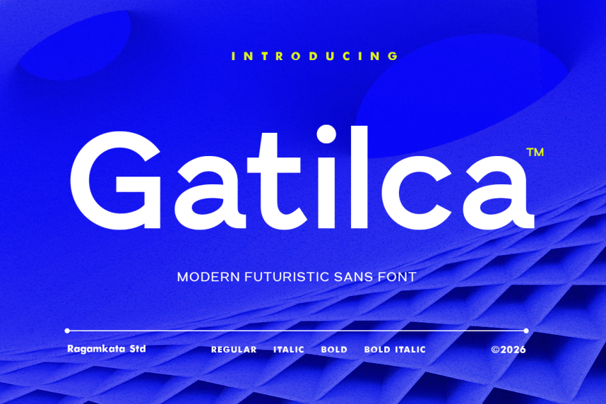Gatilca Sans Serif 现代无衬线 英文字体免费下载