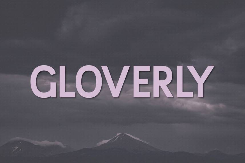 Gloverly 现代无衬线 英文字体免费下载