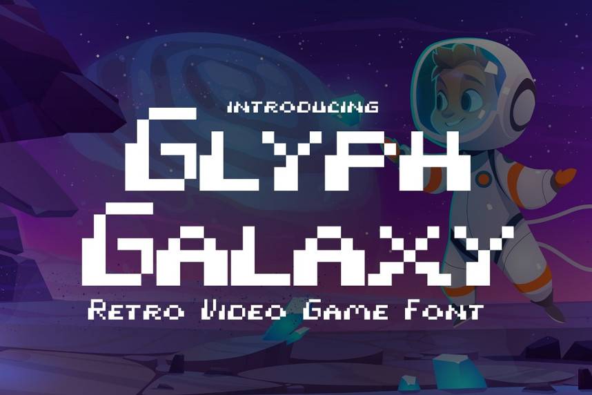 Glyph Galaxy 展示字体 英文字体免费下载