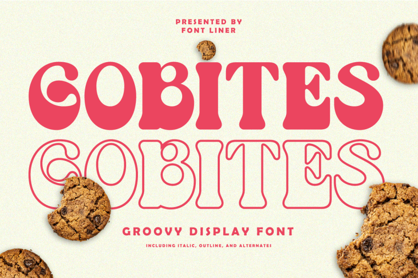 Gobites 展示字体 英文字体免费下载