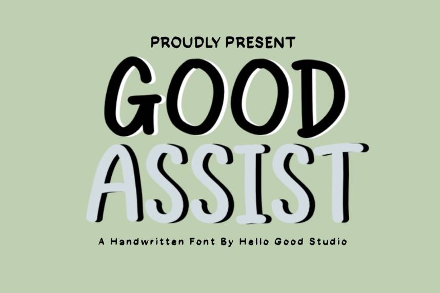 Good Assist 展示字体 英文字体免费下载