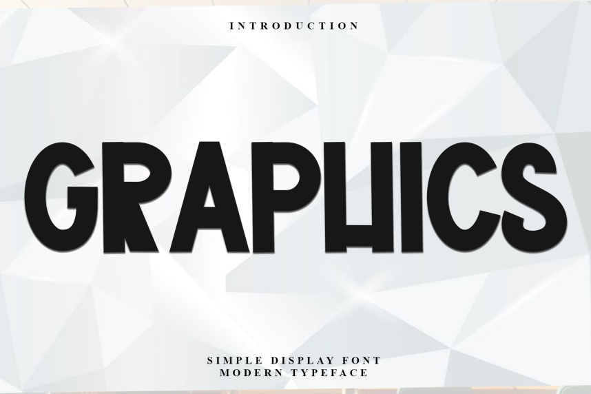 Graphics Display 展示字体 英文字体免费下载