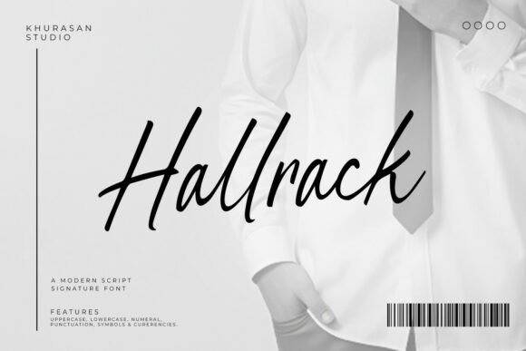 Hallrack Script 英文手写 英文字体免费下载
