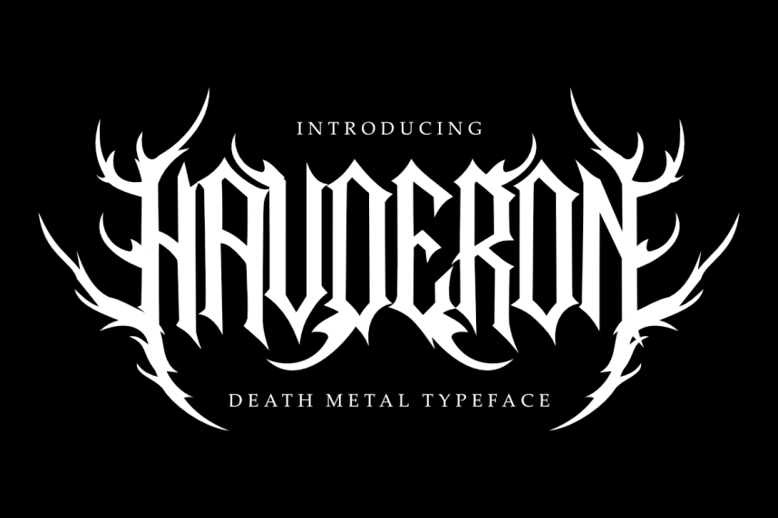 index Haveron 哥特式 英文字体免费下载